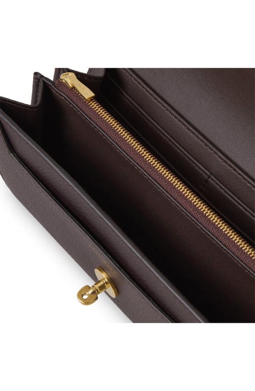 Mulberry Darley Leather Wallet In Gold