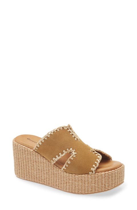 Jaxx Platform Wedge Sandal (Women)