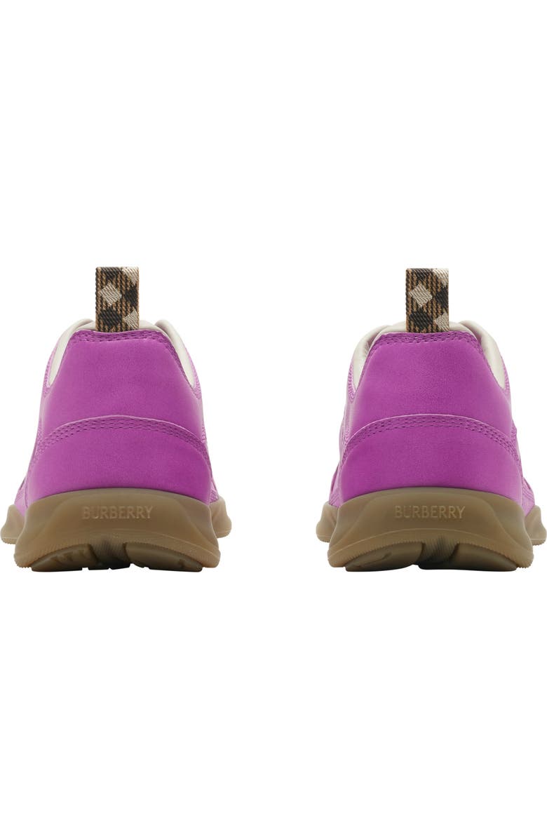 Burberry Leather Matrix Sneakers, Alternate, color,