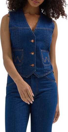 Wrangler Denim vest - Vergelijk prijzen