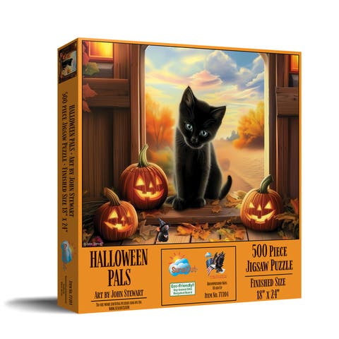 Halloween Pals 500 piece Jigsaw Puzzle for Adults