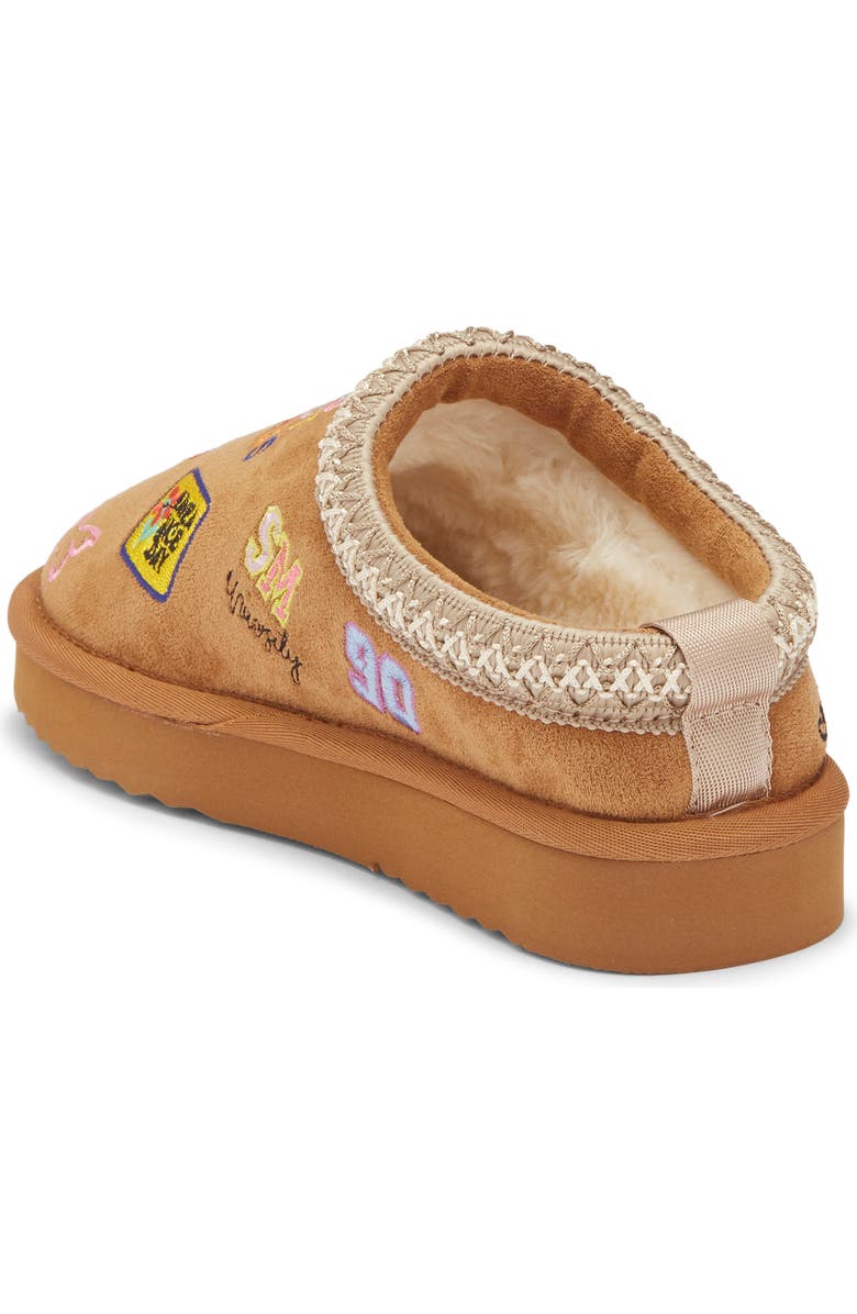 Steve Madden Kids' JSelenae Faux Fur Lined Slipper, Alternate, color, Cognac Multi
