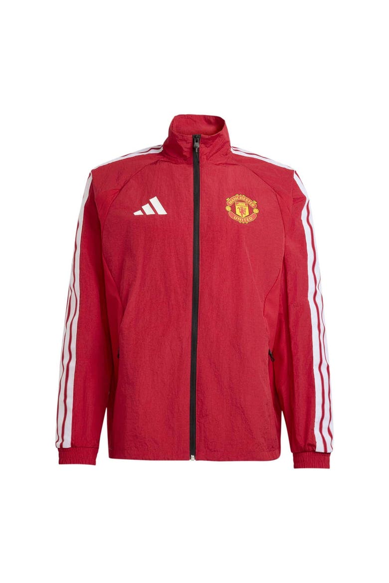 Men's adidas  Red Manchester United 2026 Full-Zip Anthem Jacket, Alternate, color, Red