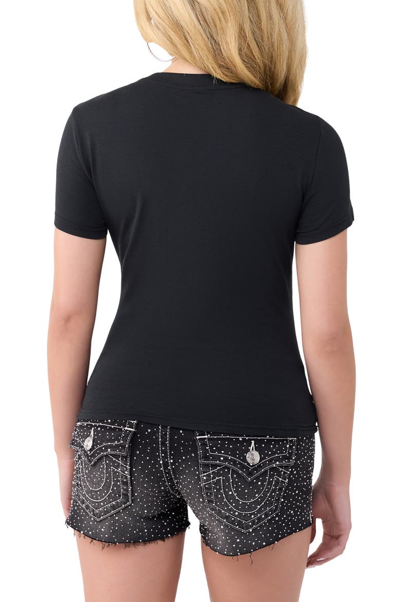 Crystal Classic Crewneck T-Shirt, Alternate, color, JET BLACK