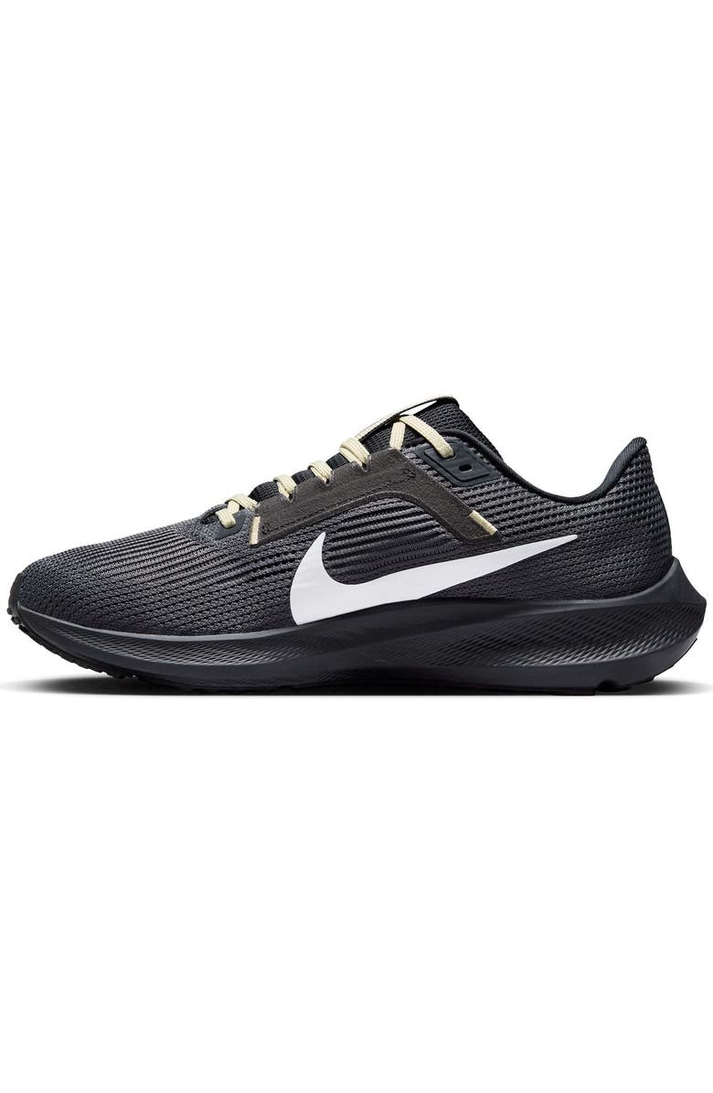 Nike Unisex Nike Anthracite New Orleans Saints Zoom Pegasus 40 Running Shoe, Alternate, color, Anthracite