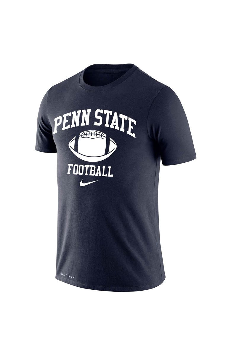 Nike Men's Nike Navy Penn State Nittany Lions Retro Football Lockup Legend Performance T-Shirt, Alternate, color, 
