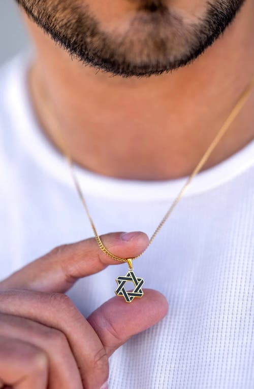 Vincero Star Of David Pendant Necklace In Gold