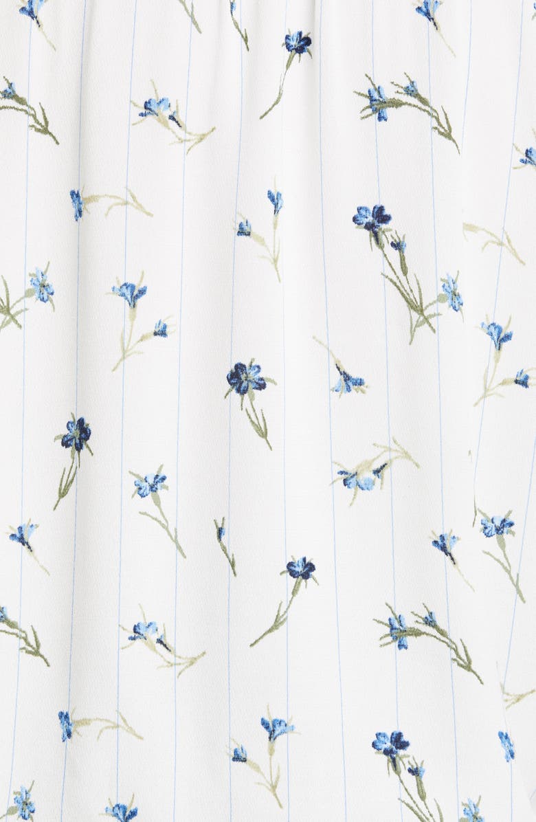 Joie Vonny Floral Ruched Sleeve Blouse, Alternate, color, 