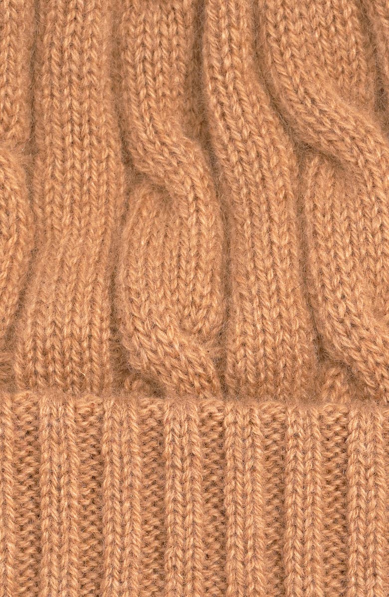 Polo Ralph Lauren Cashmere Cable Beanie, Alternate, color, 