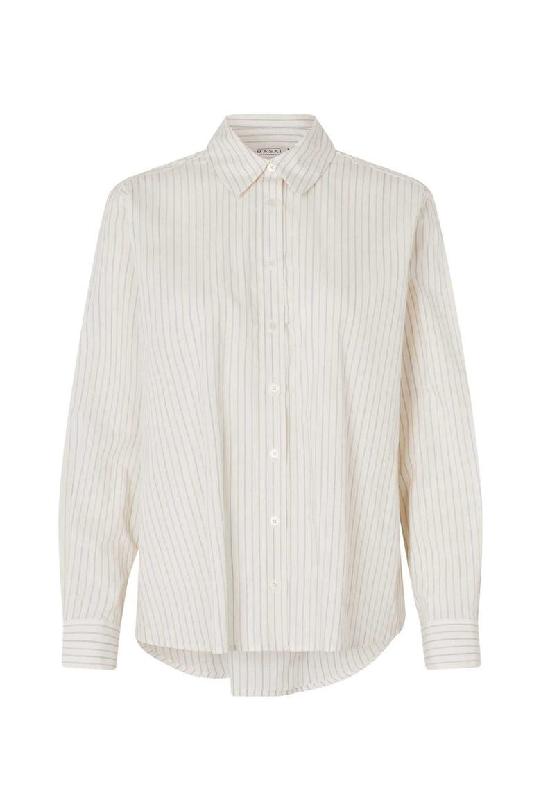 MaImma 100% Cotton Long Sleeve Shirt, Main, color, Jet Stream