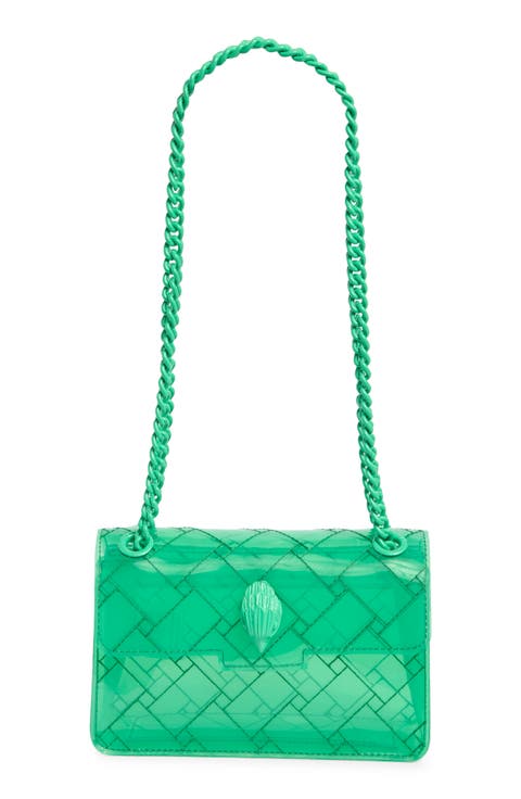 Mini Kensington Drench Vinyl Convertible Crossbody Bag