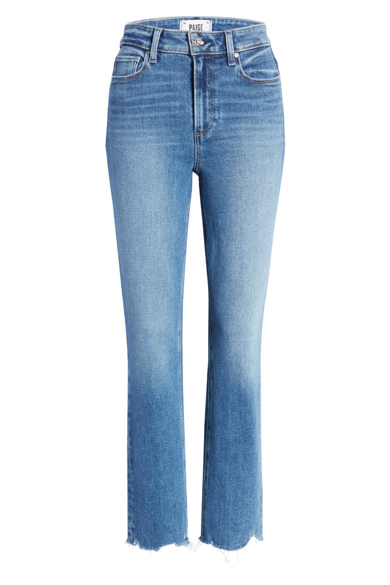Cindy High Waist Straight Leg Jeans, Alternate, color, ROXANNE W/ GRAND HEM