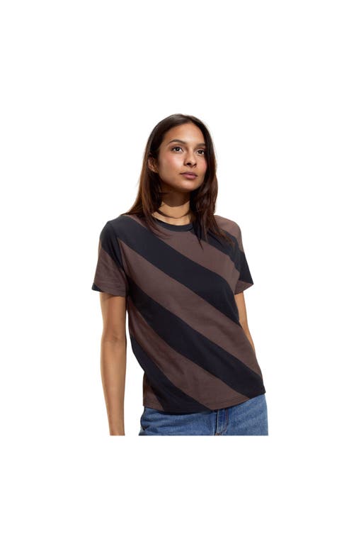 Cynthia Rowley Diagonal Stripe Tee