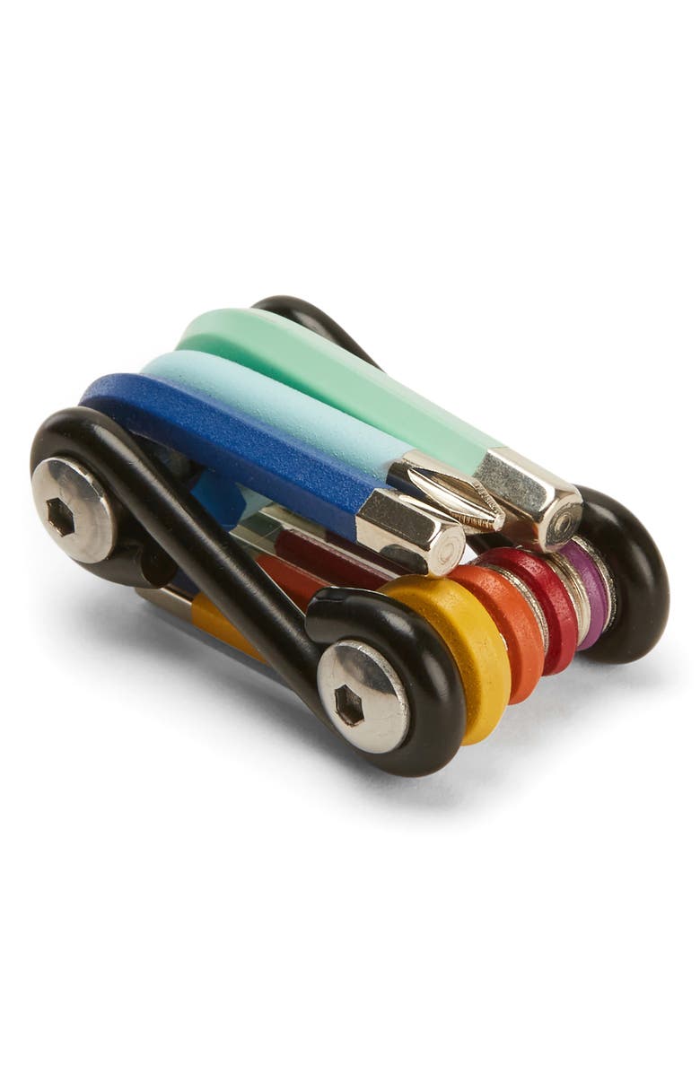 Kikkerland Design Rainbow 7-in-1 Multitool, Alternate, color, Multi