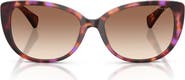 Ralph Lauren 56mm Gradient Butterfly Sunglasses