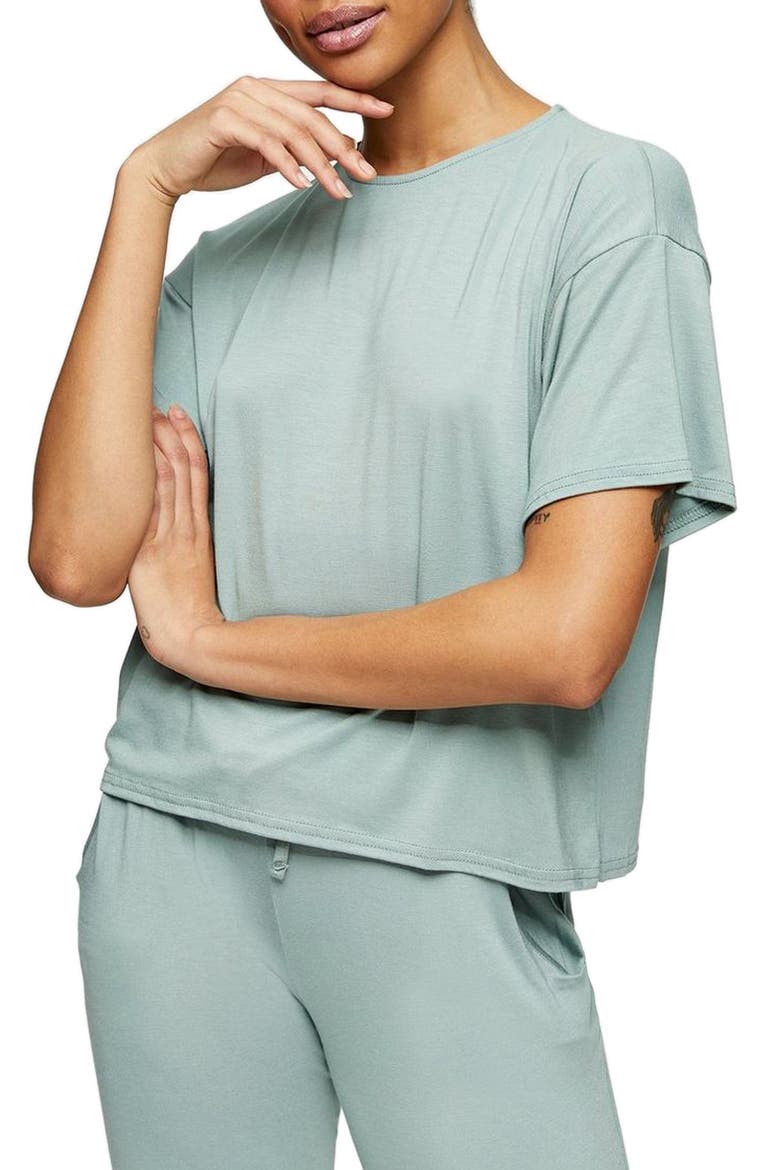 Lounge T-Shirt, Main, color, GREEN