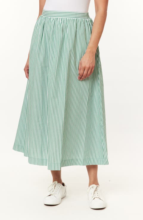 Adeline Stripe Maxi Skirt
