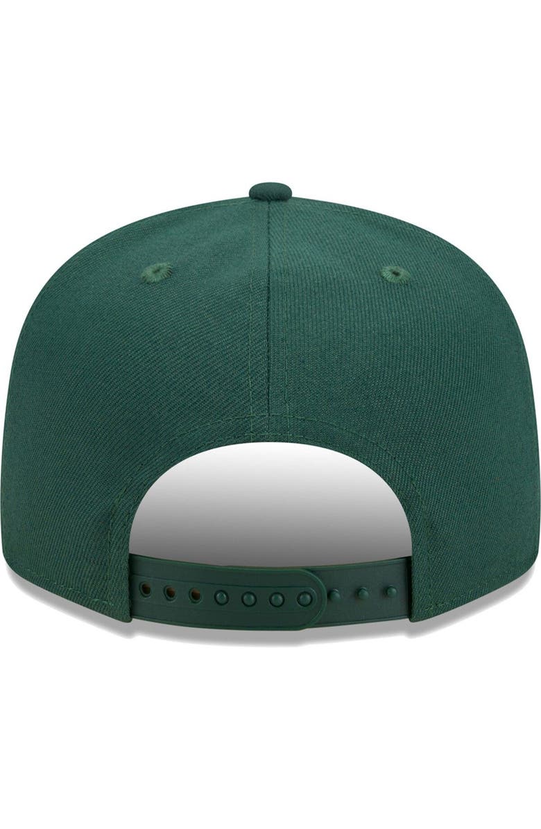 New Era Men's New Era Green Green Bay Packers Main Script 9FIFTY Snapback Hat, Alternate, color, Green
