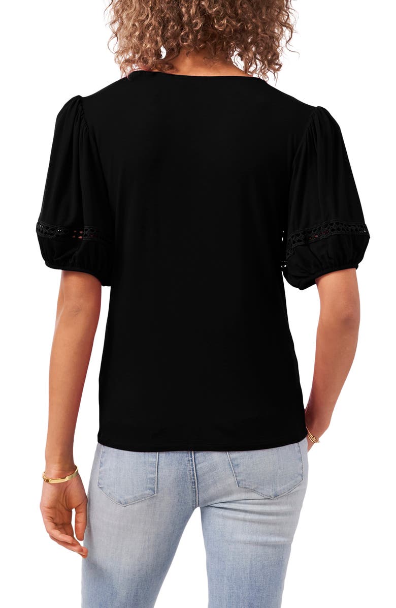 Vince Camuto Puff Sleeve Top, Alternate, color, 