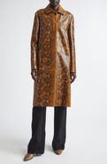Proenza Schouler Leticia Python Print Coat