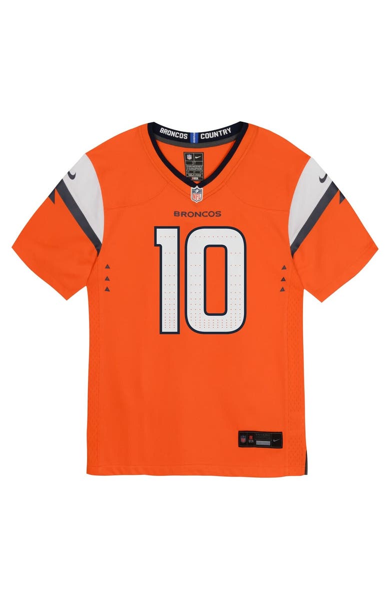 Nike Infant Nike Bo Nix Orange Denver Broncos Team  Player Game Jersey, Alternate, color, Orange