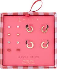 Leith 6-Pack Tomato Assorted Earrings Set
