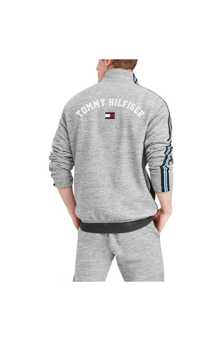 Tommy Hilfiger Men's Tommy Hilfiger Heathered Gray Carolina Panthers Mario Quarter-Zip Jacket, Alternate, color, Heather Gray