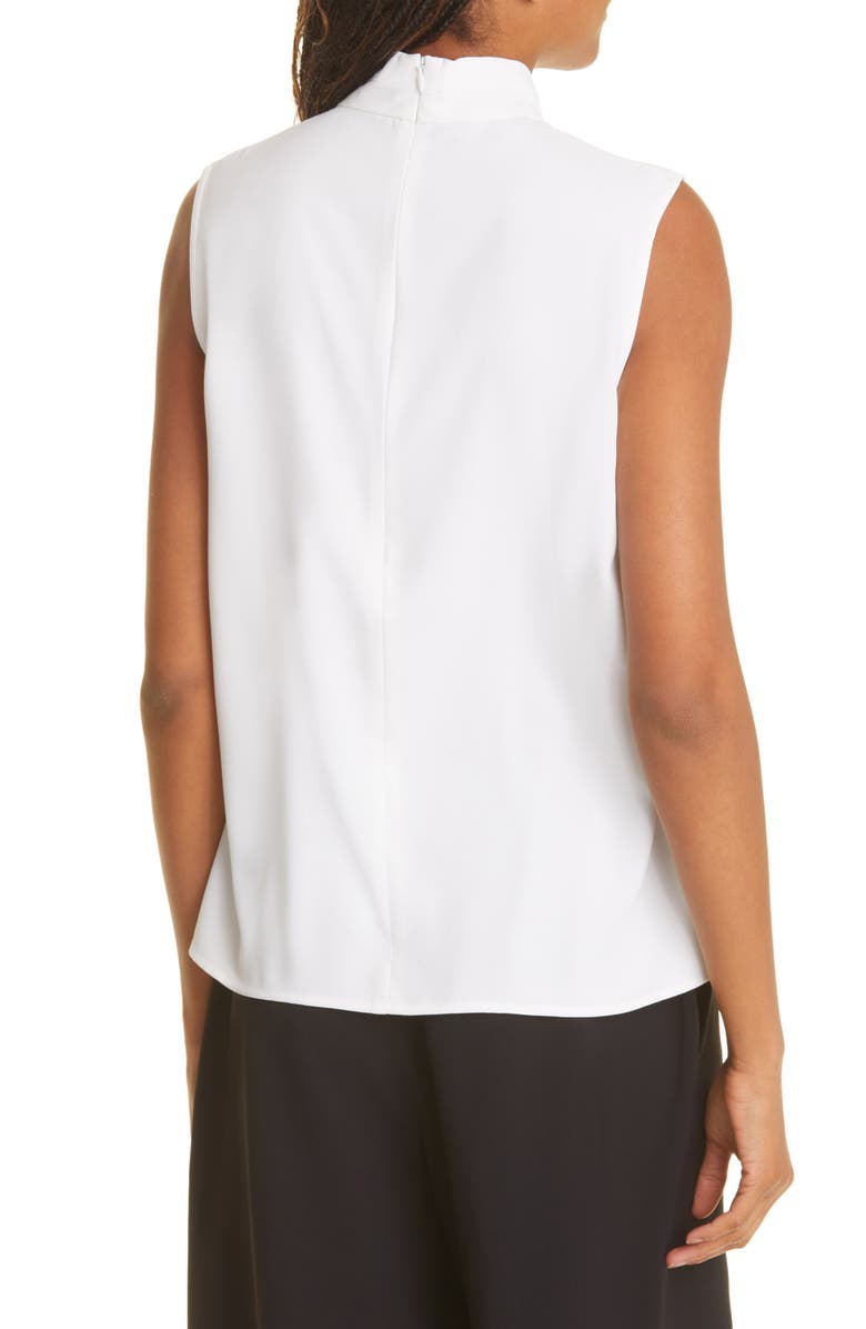 Misook Crossover V-Neck Sleeveless Blouse, Alternate, color, 