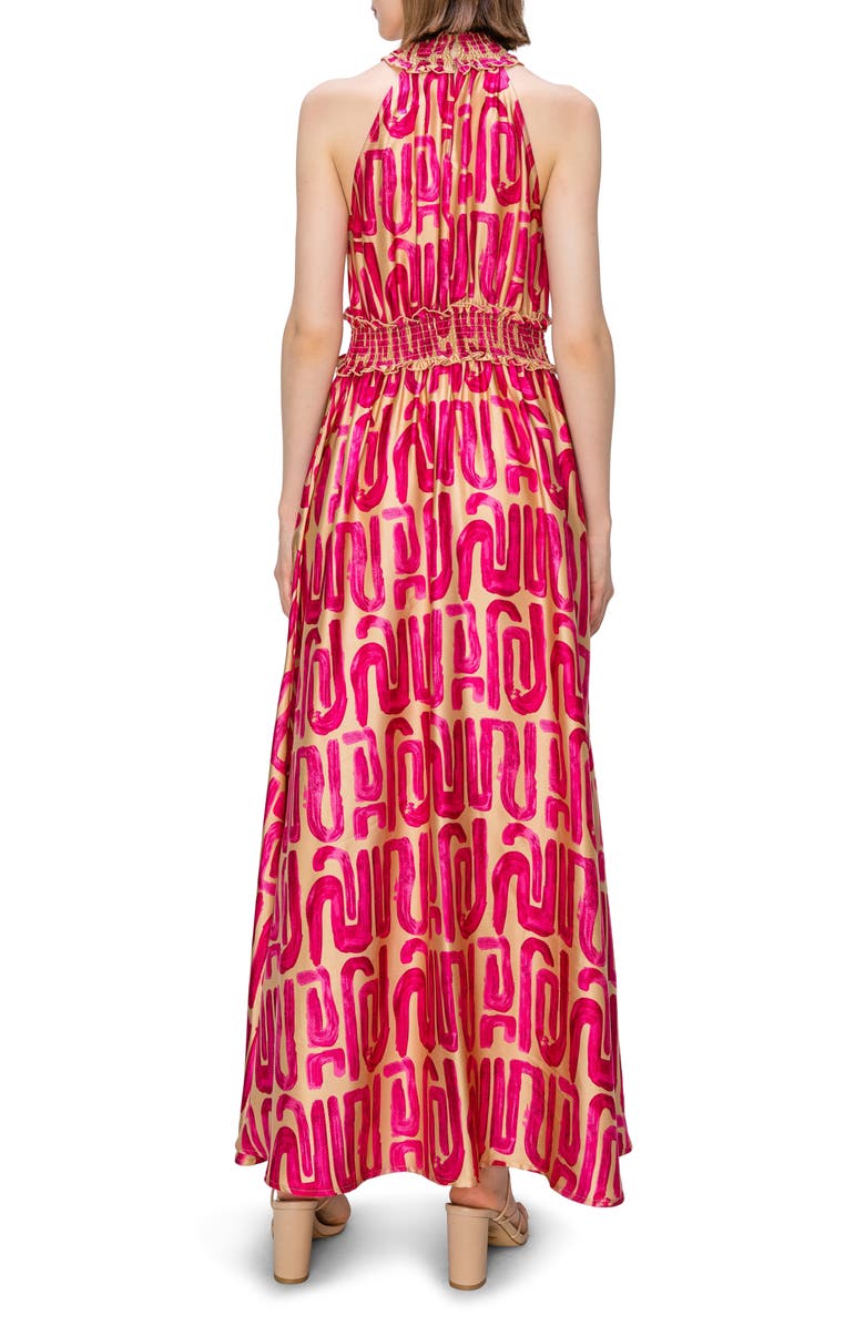 MELLODAY Mock Neck Maxi Dress, Alternate, color, 