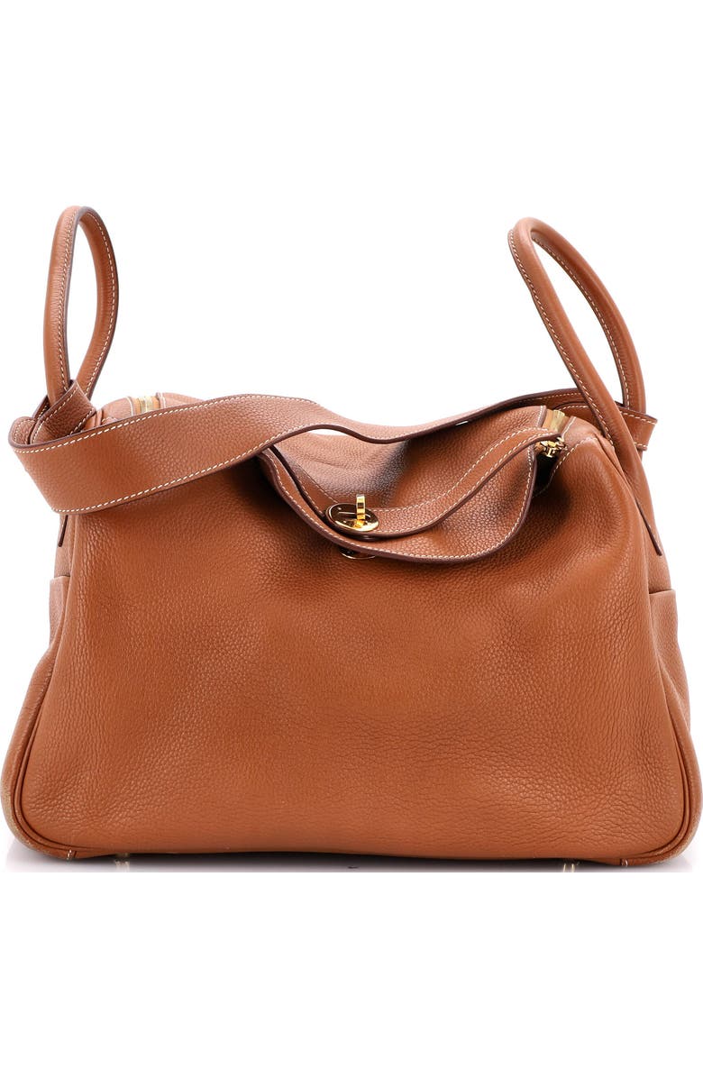 Pre-Owned Hermes Lindy Bag Clemence 34, Main, color, Gold