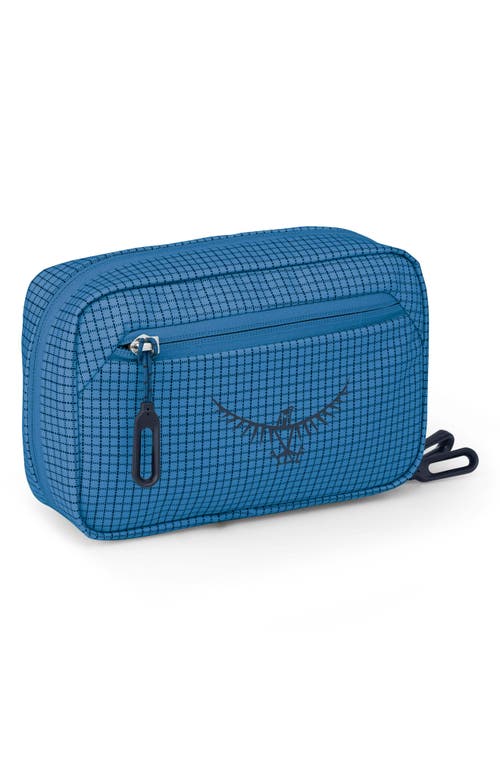 Osprey Transporter Powerhouse Tech Storage Pouch In Blue Flame/nocturnal Blue