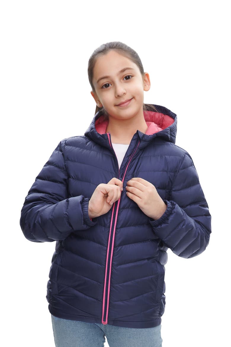 Kids' Ultra Light Packable Down Jacket, Main, color, Navy