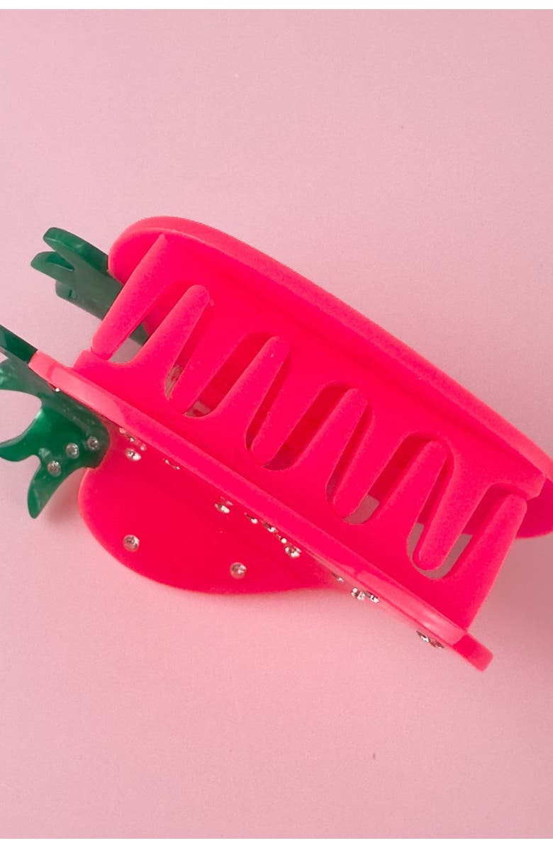 Centinelle Neon Strawberry Hair Claw, Alternate, color,