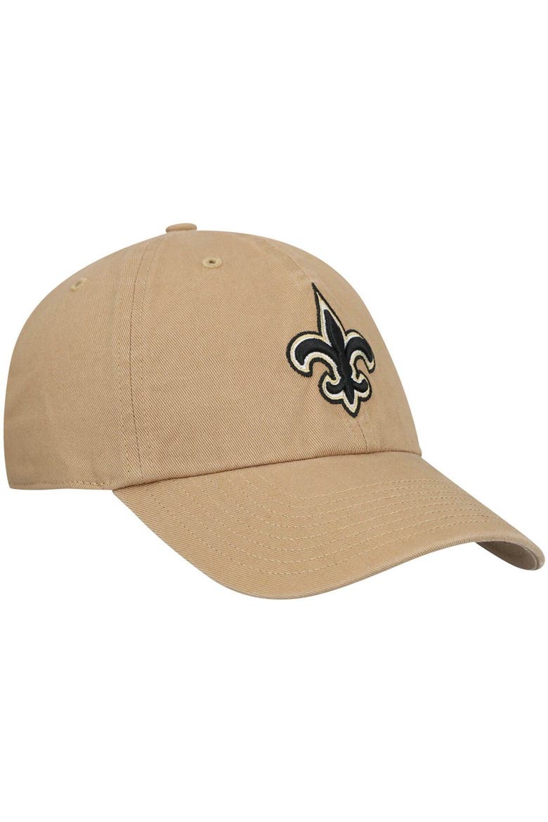 Men's '47 Khaki New Orleans Saints Secondary Clean Up Adjustable Hat, Alternate, color, Khaki