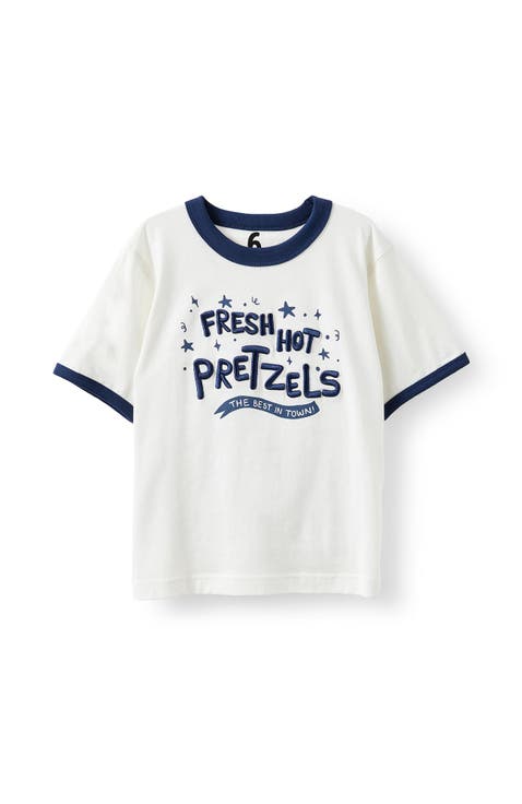 Kid's Poppy Oversize Graphic Print Tee