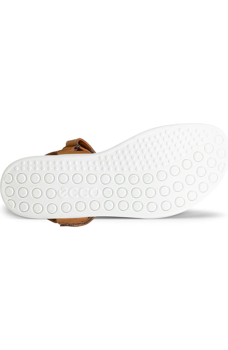 ECCO Soft Two Strap Sandal, Alternate, color, Cashmere/ Lion