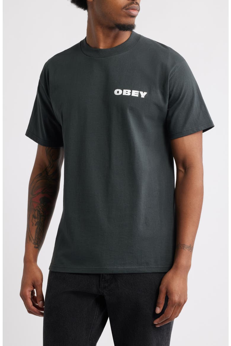 We See You Graphic T-Shirt, Main, color, VINTAGE BLACK