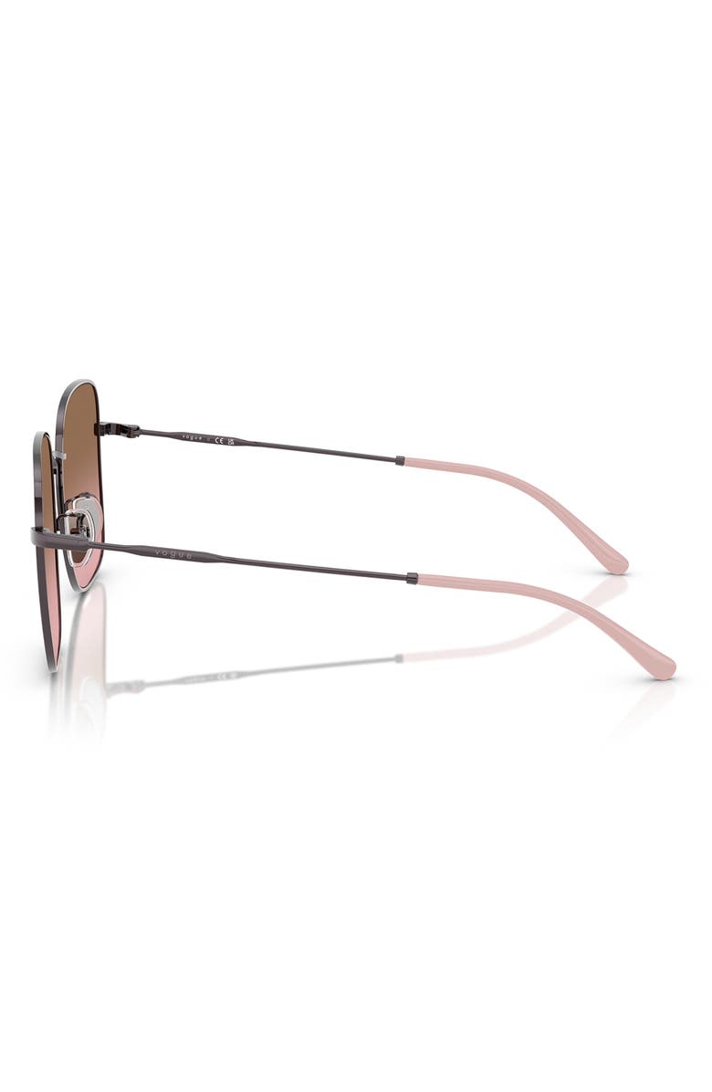 VOGUE 57mm Gradient Square Sunglasses, Alternate, color, Pink