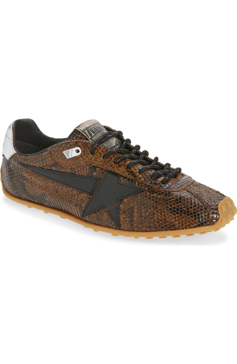 Golden Goose Marathon Speed Sneaker, Main, color, Brown/Silver