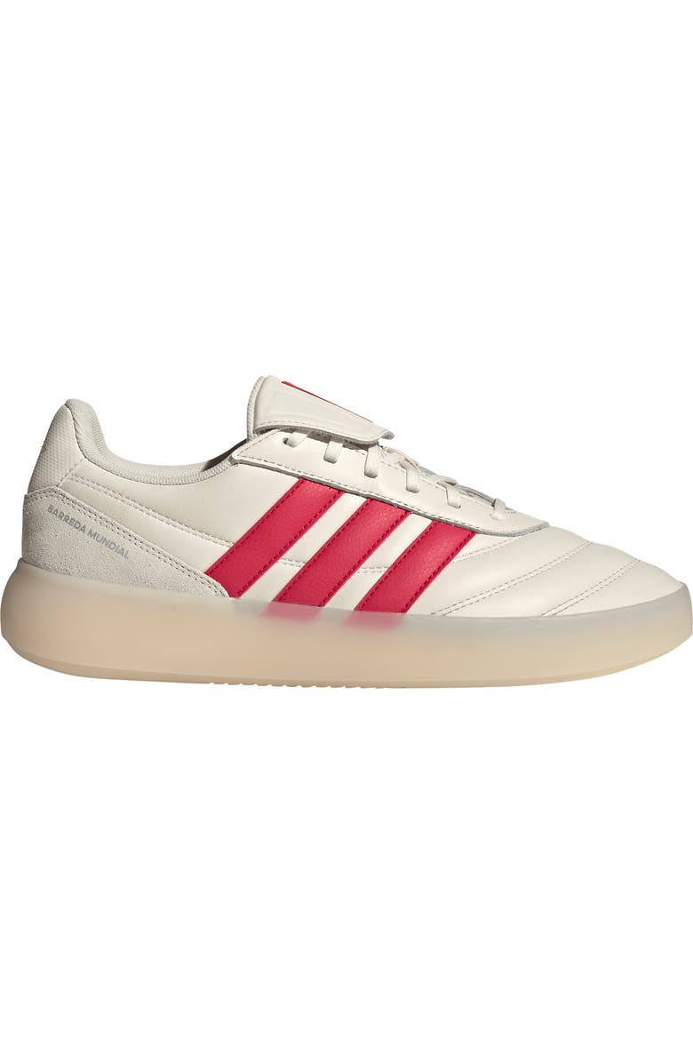 adidas Barreda Mundial Sneaker, Alternate, color, White/ Purrub/ Orbgry