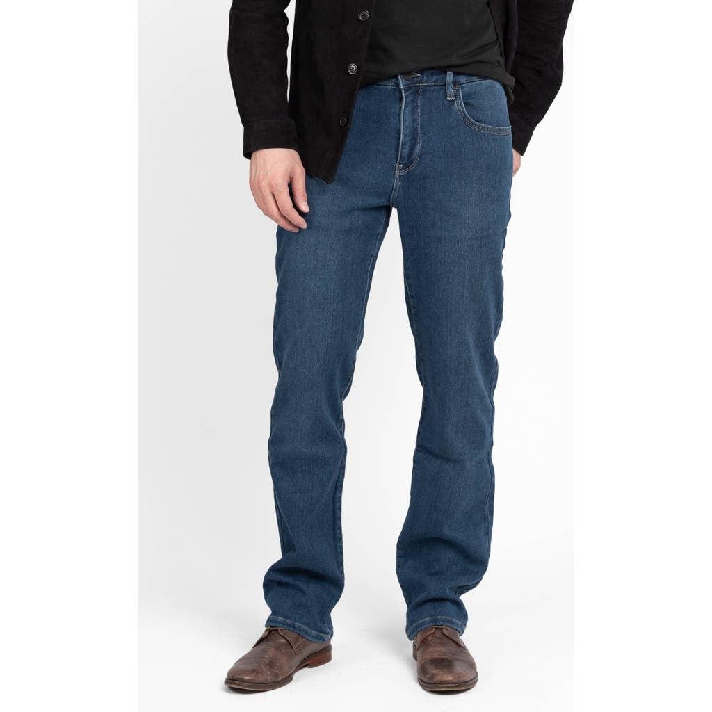 Jack Of Spades High Roller Fit Five Pocket Jeans In Indigo Blend