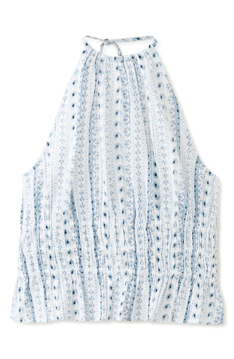 MANGO TEEN Printed Cotton Halter Top, Alternate, color,