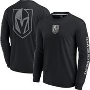FANATICS Men's Fanatics Black Vegas Golden Knights Elements Strive Long Sleeve T-Shirt