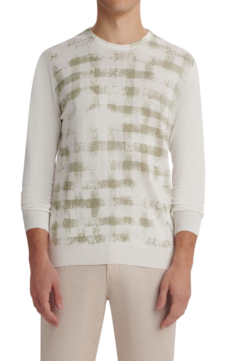 Bugatchi Ghost Check Sweater, Main, color,