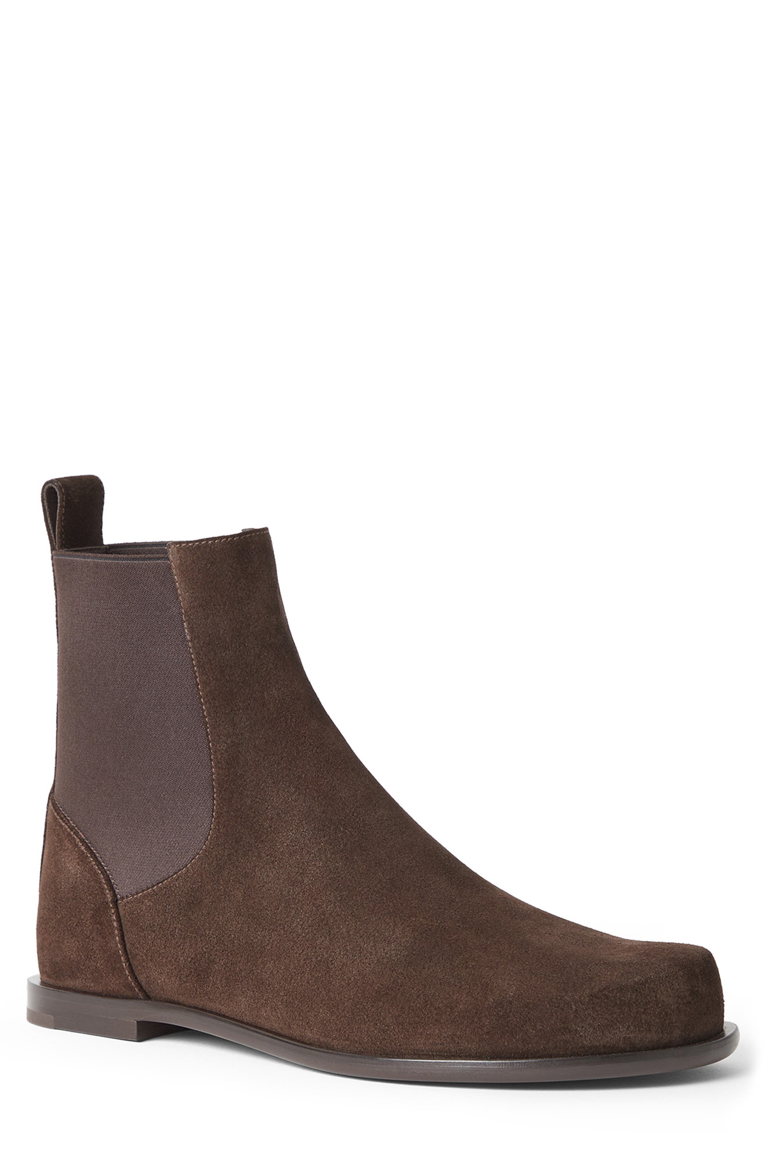 Fendi Stivaletto Chelsea Boot, Main, color, F1tox Dark Brown Moro