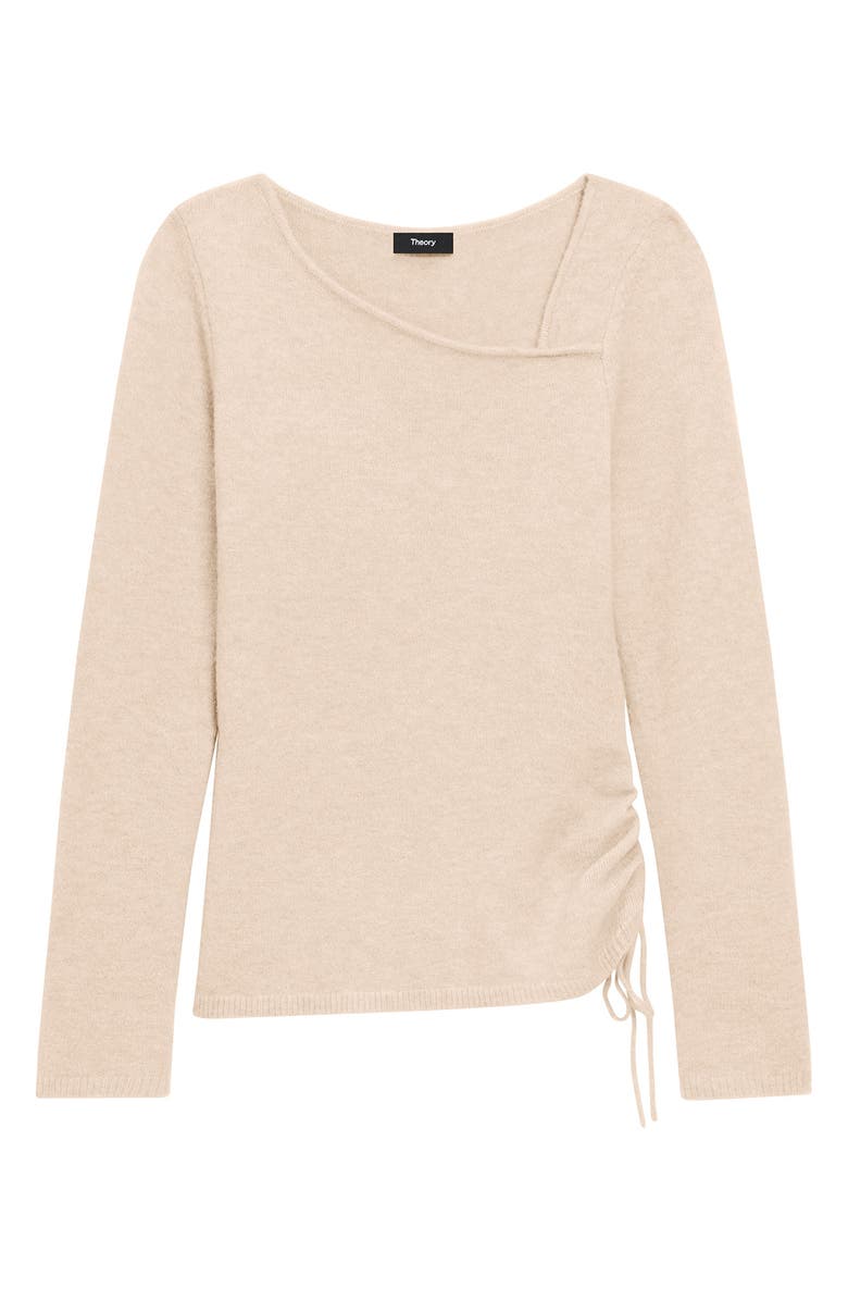 Theory Asymmetric Sweater, Alternate, color, Beige
