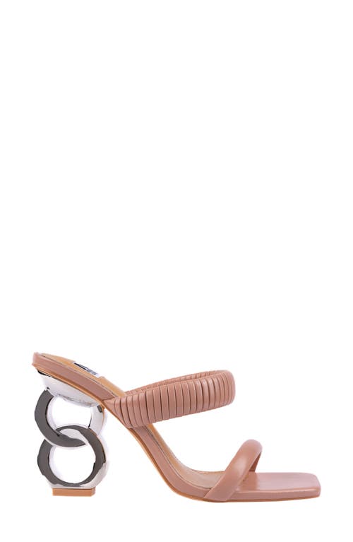 Ninety Union Raddle Square Toe Sandal In Neutral