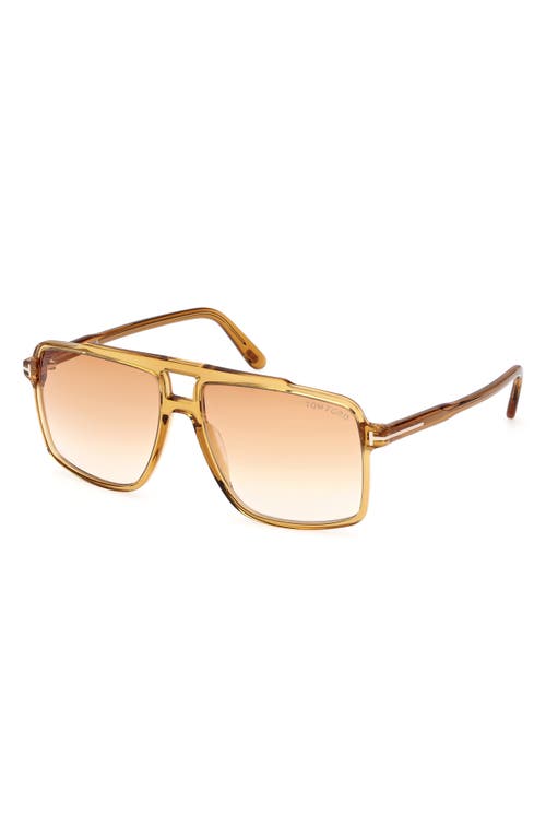 Tom Ford Kemp 59mm Navigator Sunglasses
