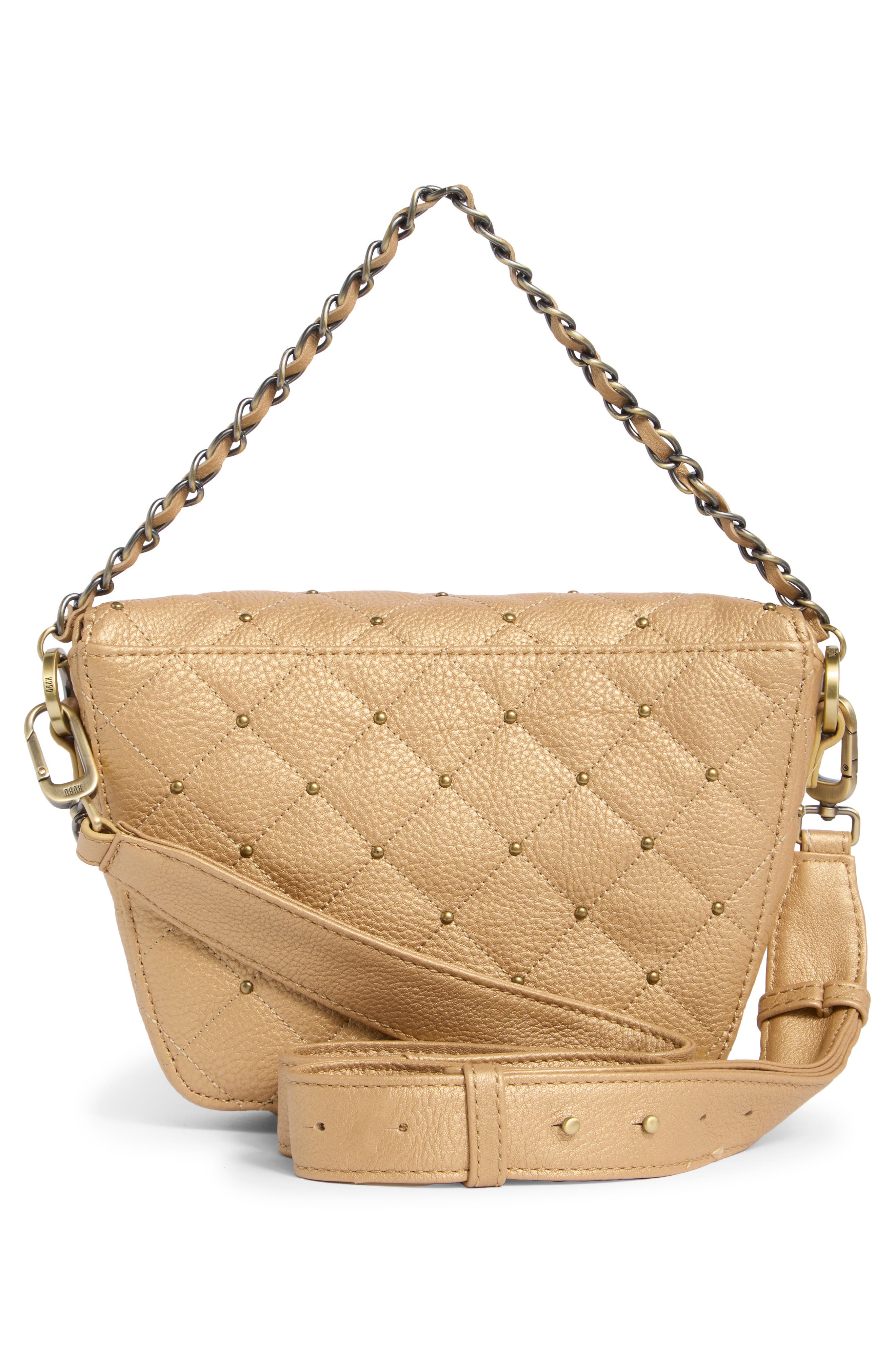 HOBO Miri Leather Belt Bag, Alternate, color, Dusty Gold