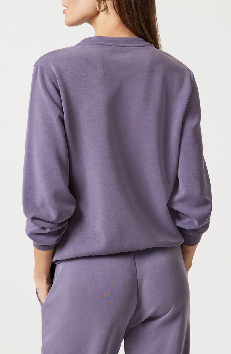 Mavi Jeans Cadet Oversize Crewneck Sweatshirt, Alternate, color, Cadet